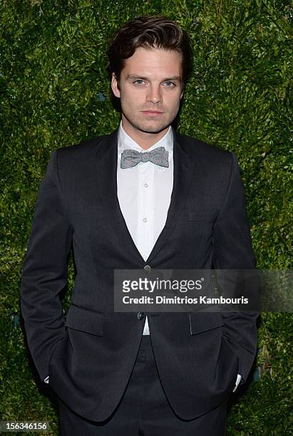 Sebastian Stan attends The Ninth Annual CFDA/Vogue Fashion Fund Awards at 548 West 22nd Street on November 13, 2012 in New York City.