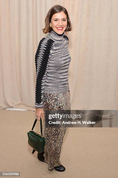 Margherita Missoni attends The Ninth Annual CFDA/Vogue Fashion Fund Awards at 548 West 22nd Street on November 13, 2012 in New York City.