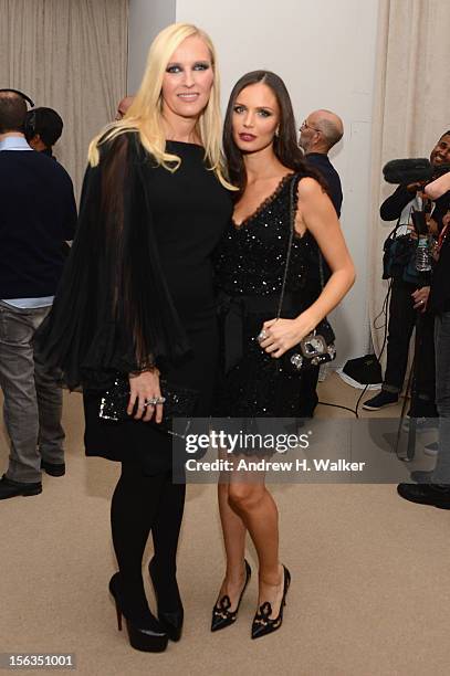 Designers Keren Craig and Georgina Chapman attend The Ninth Annual CFDA/Vogue Fashion Fund Awards at 548 West 22nd Street on November 13, 2012 in New...