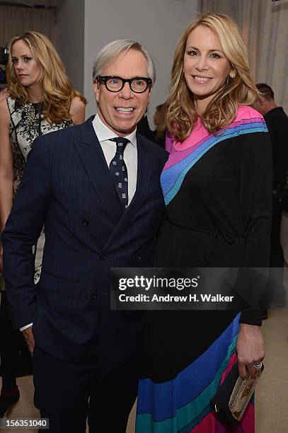 Tommy Hilfiger and Dee Occlepo attend The Ninth Annual CFDA/Vogue Fashion Fund Awards at 548 West 22nd Street on November 13, 2012 in New York City.
