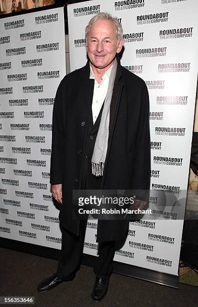 Actor Victor Garber attends the 'The Mystery Of Edwin Drood' Broadway Opening Night at Roundabout Theatre Company's Studio 54 on November 13, 2012 in...