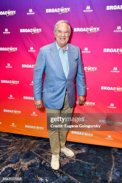 Stewart F. Lane attends BroadwayCon 2023 with Bonnie Comley, Stewart F. Lane, Don Roy King & Alia Jones-Harvey at Marriott Marquis Hotel on July 22,...