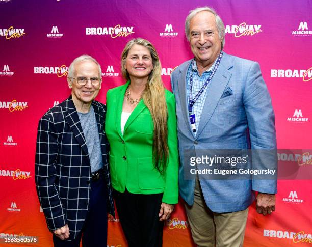 Don Roy King, Bonnie Comley and Stewart F. Lane attend BroadwayCon 2023 with Bonnie Comley, Stewart F. Lane, Don Roy King & Alia Jones-Harvey at...