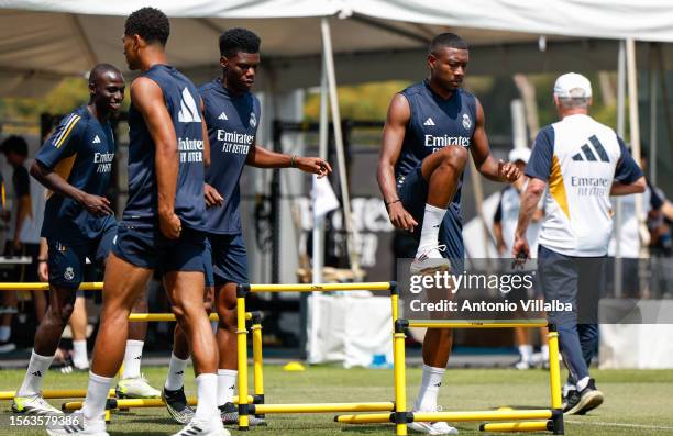 Real Madrid squad train on July 22, 2023 in Los Angeles, California.