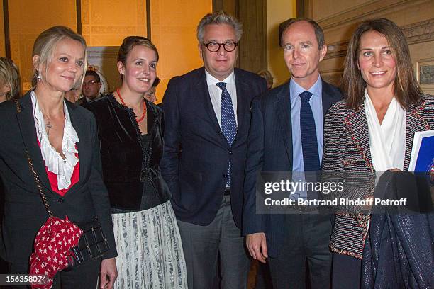 Helene of Yugoslavia, Princess Philomena of Orleans, Duchess of Vendome, Prince Laurent of Belgium, Michel of Yugoslavia and Princess Antonella of...