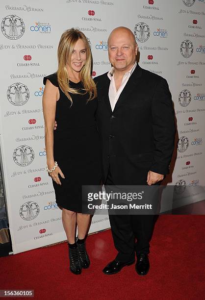 Michael Chiklis and Michelle Chiklis attends the 55th Annual Women's Guild Cedars-Sinai Gala held on November 13, 2012 in Beverly Hills, California.