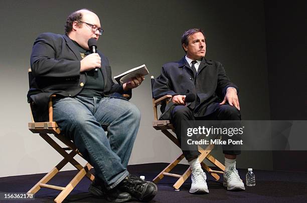 David O. Russell attends Meet The Filmmaker: "Silver Linings Playbook" at the Apple Store Soho on November 13, 2012 in New York City.