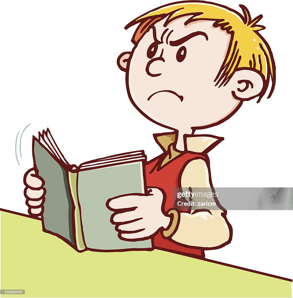 Ragazzo lettura libro