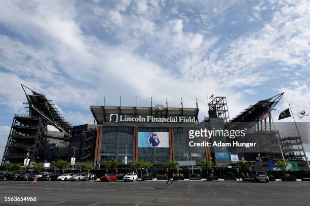 General view of the stadium prior to the pre season friendly match between the Chelsea and Brighton & Hove Albion at Lincoln Financial Field on July...