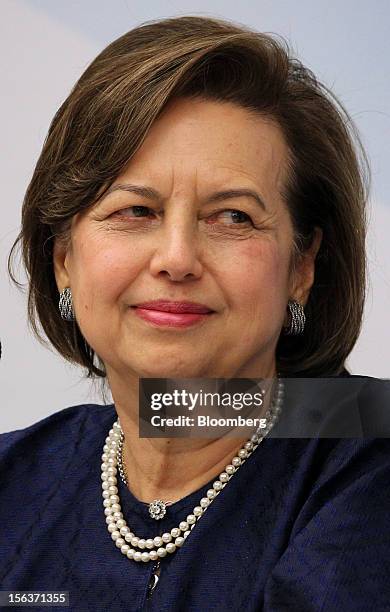 Zeti Akhtar Aziz, governor of Bank Negara Malaysia, listens during a news conference in Kuala Lumpur, Malaysia, on Wednesday, Nov. 14, 2012....