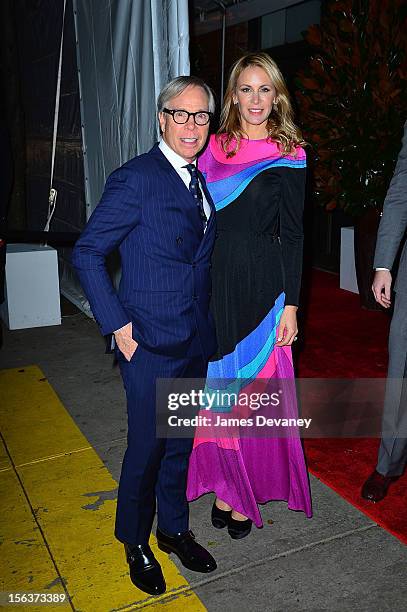 Tommy Hilfiger and Dee Occlepo attend The Ninth Annual CFDA/Vogue Fashion Fund Awards at 548 West 22nd Street on November 13, 2012 in New York City.