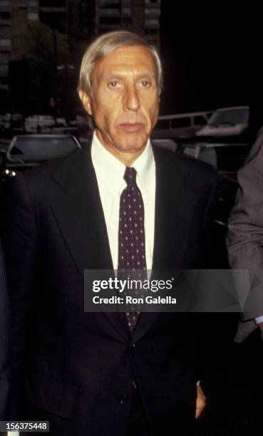 Ivan Boesky attends his guilty plea hearing on April 23, 1987 at Manhattan Federal Court in New York City.