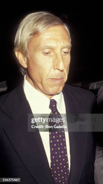 Ivan Boesky attends his guilty plea hearing on April 23, 1987 at Manhattan Federal Court in New York City.