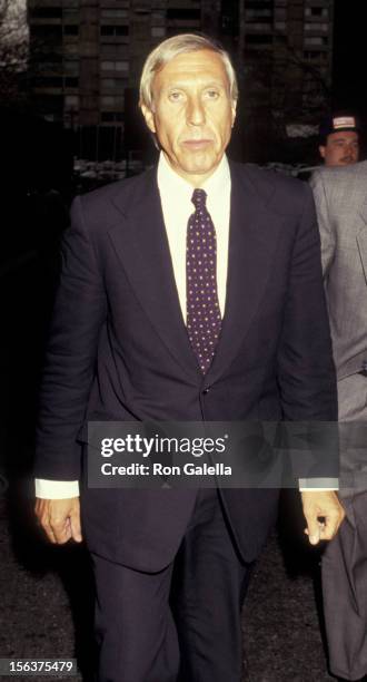 Ivan Boesky attends his guilty plea hearing on April 23, 1987 at Manhattan Federal Court in New York City.