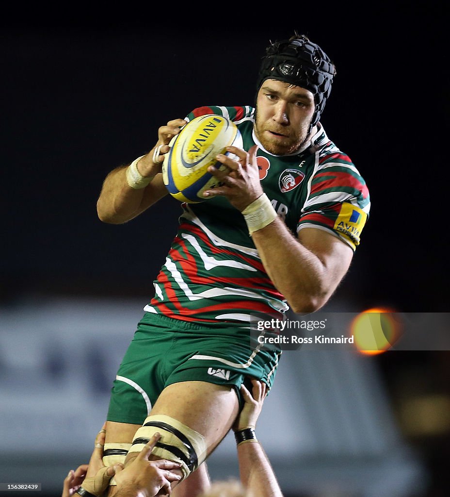 Graham Kitchener Graham Kitchener of Leicester Tigers during the Leicester Tigers and ...