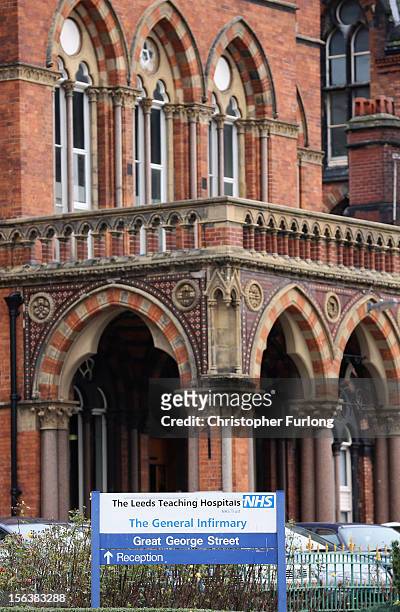 General view of the Leeds General Infirmary on October 31, 2012 in Leeds, United Kingdom. According to a BBC report, a former porter has alleged that...