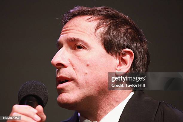 Director David O. Russell speaks at Apple Store Soho on November 13, 2012 in New York City.