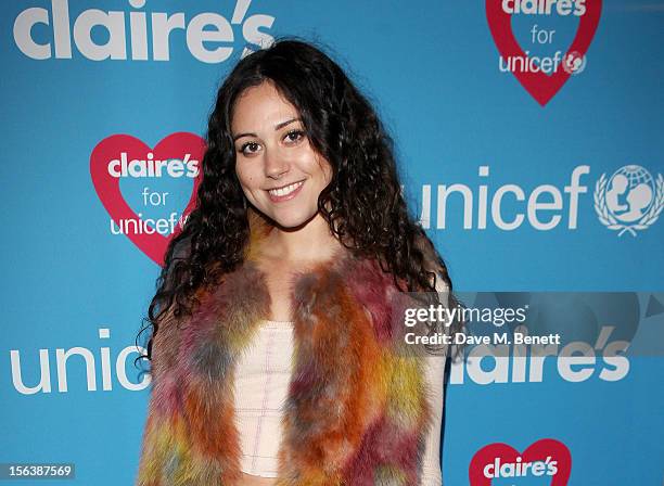 Eliza Doolittle arrives at a party celebrating the partnership between international fashion retailer Claire's and the world's leading children's...