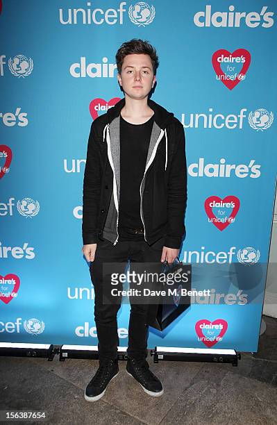 Finlay Kemp arrives at a party celebrating the partnership between international fashion retailer Claire's and the world's leading children's...