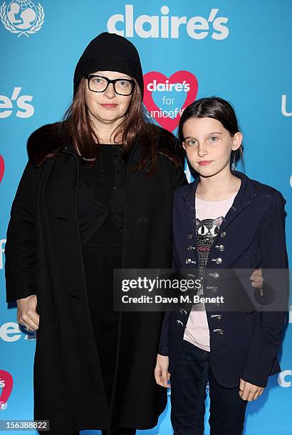 Bennett arrives at a party celebrating the partnership between international fashion retailer Claire's and the world's leading children's...