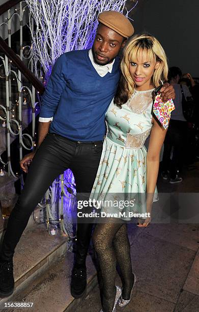 Jason Boateng and Joy Vieli attend a party celebrating the partnership between international fashion retailer Claire's and the world'sleading...