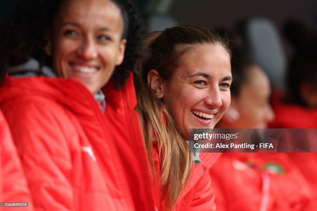 Mrabet Yasmin Mrabet of Morocco during the familiarisation at Melbourne ...