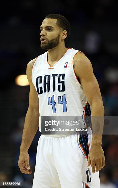 Jeffery Taylor of the Charlotte Bobcats during their game at Time Warner Cable Arena on November 7, 2012 in Charlotte, North Carolina. NOTE TO USER:...