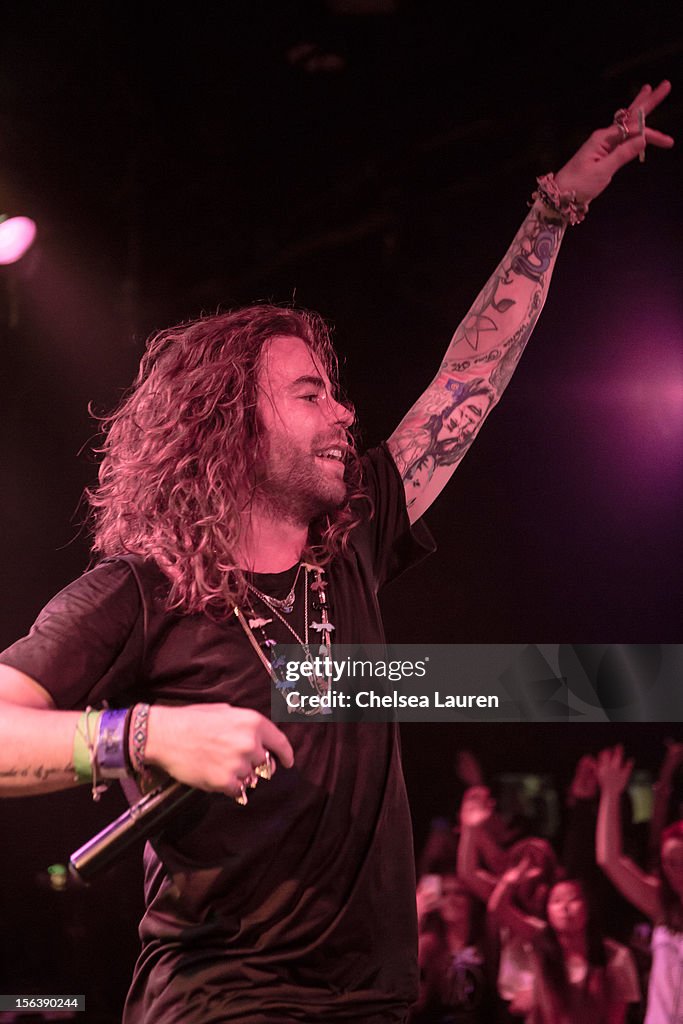 Mod Sun Rapper Rapper Mod Sun performs at The Roxy Theatre on November 13, 2012 in ...