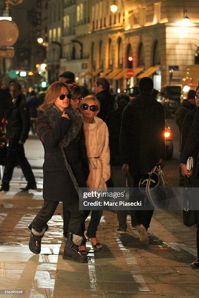 Ayumi Hamasaki Sighting in Paris - November 14, 2012