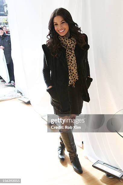 Jordin Sparks attends the Excedrin Migraine Education Campaign launch at Herald Square on November 14, 2012 in New York City.