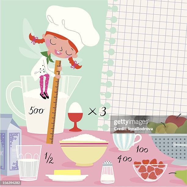 küche messe. - flour stock-grafiken, -clipart, -cartoons und -symbole