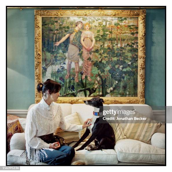 Lucy Birley Robin Birley s Wife Is Photographed With Her Dog In The lucy-birley-robin-birley-s-wife-is-photographed-with-her-dog-in-the