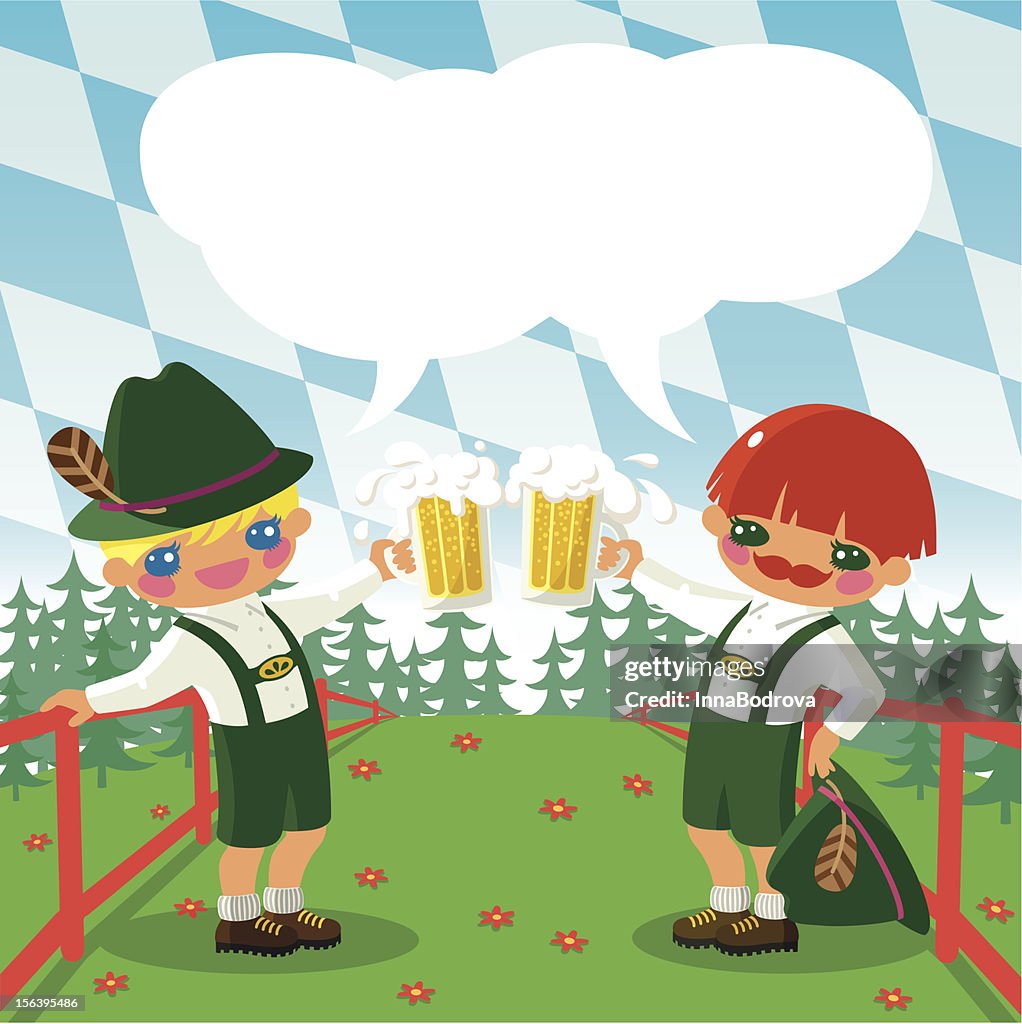 Convite à Octoberfest.