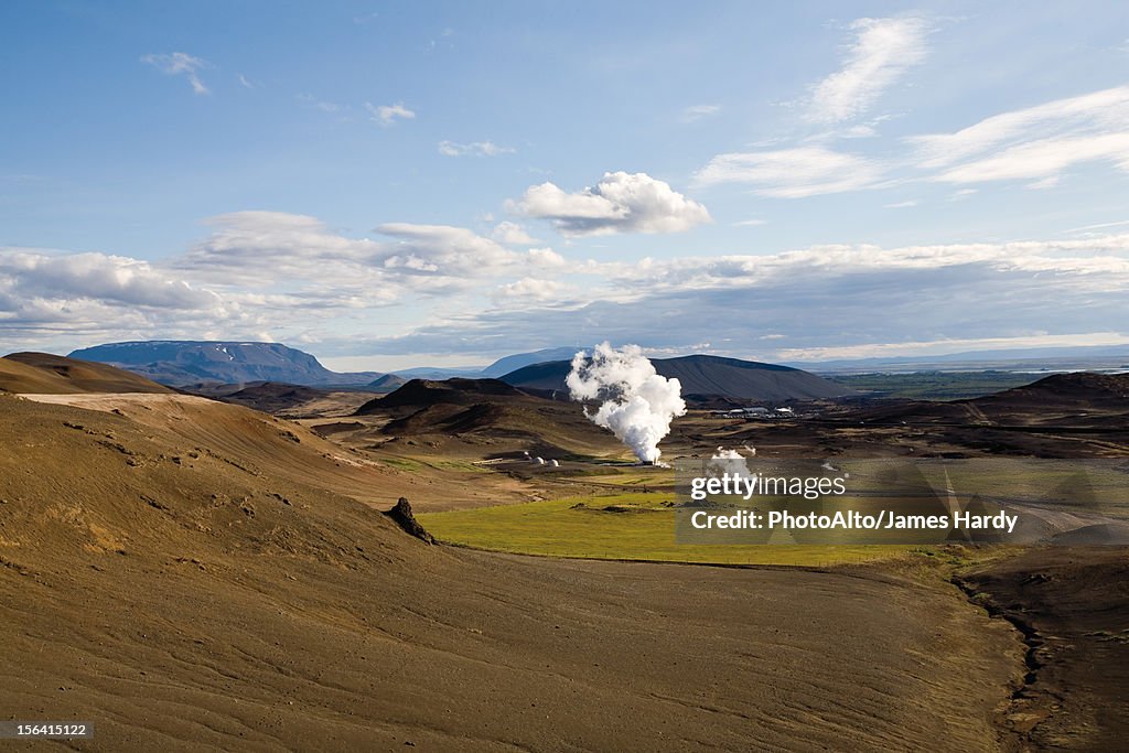 Geothermal power station, Krafla, Iceland