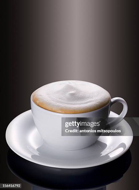 cappuccino - café au lait stock pictures, royalty-free photos & images