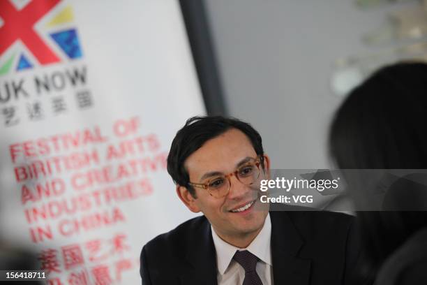 Simon Booij British Author Simon Van Booy Visits Ningbo Photos and Premium High Res ...