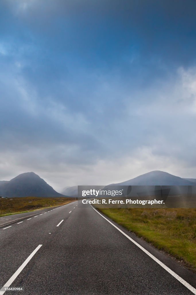 Carretera d'entrada a Glencoe