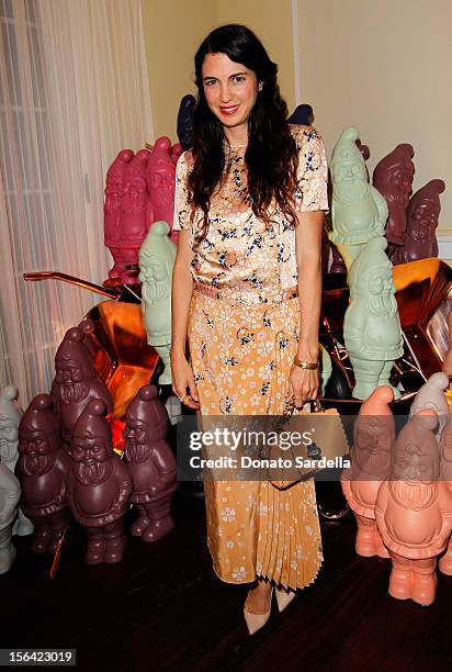 Actress Shiva Rose attends the Mulberry SS13 Dinner at Chateau Marmont on November 14, 2012 in Los Angeles, California.