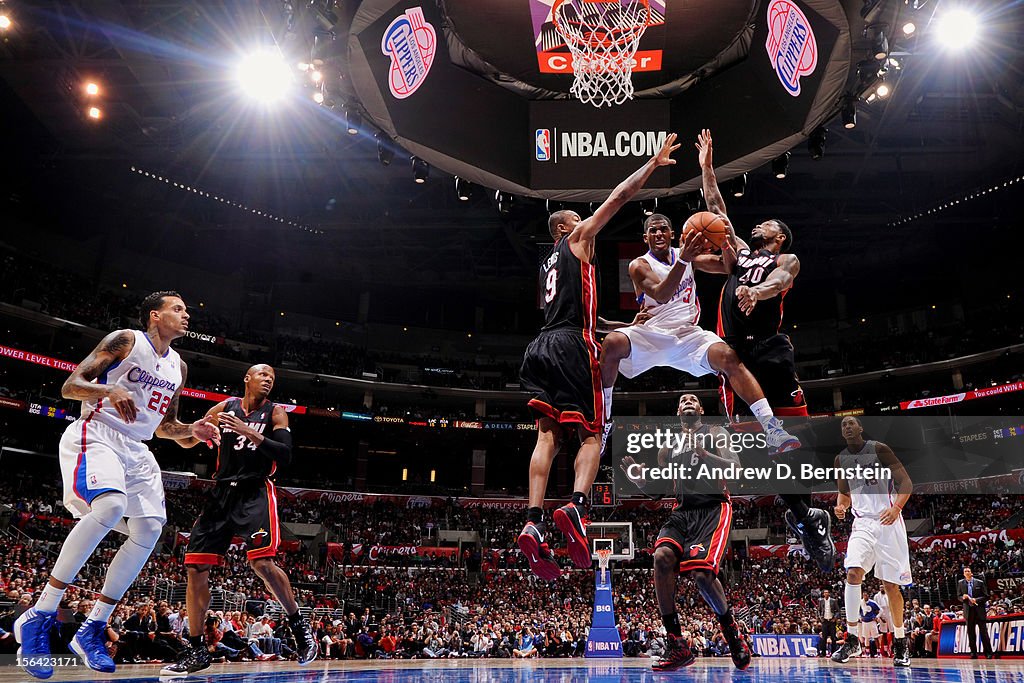 Miami Heat v Los Angeles Clippers