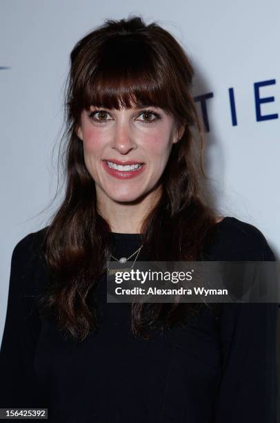 Leslie Sloane at the launch of Tie The Knot, a charity benefitting marriage equality through the sale of limited edition bowties available online at...