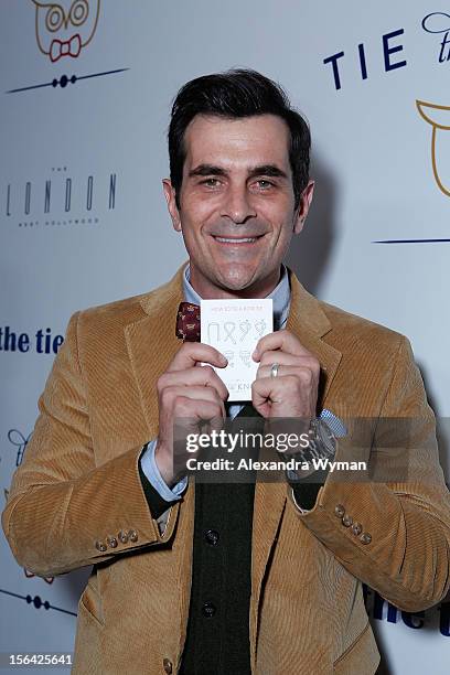 Ty Burrell at the launch of Tie The Knot, a charity benefitting marriage equality through the sale of limited edition bowties available online at...