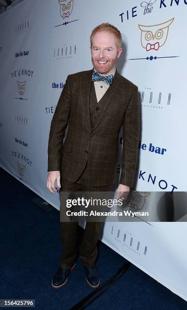 Jesse Tyler Ferguson at the launch of Tie The Knot, a charity benefitting marriage equality through the sale of limited edition bowties available...