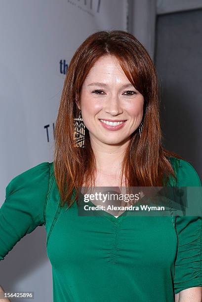 Ellie Kemper at the launch of Tie The Knot, a charity benefitting marriage equality through the sale of limited edition bowties available online at...