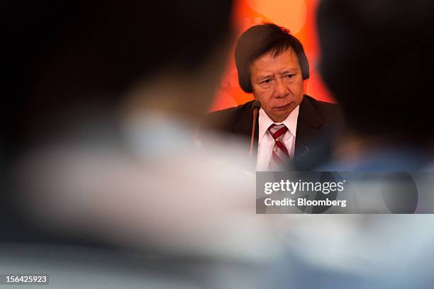 Thomas Kwok, co-chairman of Sun Hung Kai Properties Ltd., attends a news conference in Hong Kong, China, on Thursday, Nov. 15, 2012. Sun Hung Kai...
