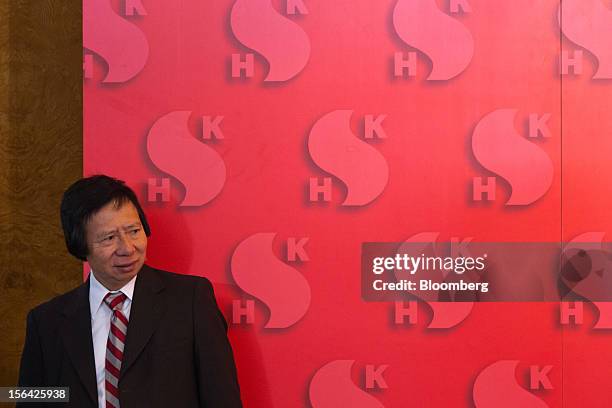 Thomas Kwok, co-chairman of Sun Hung Kai Properties Ltd., stands after a news conference in Hong Kong, China, on Thursday, Nov. 15, 2012. Sun Hung...