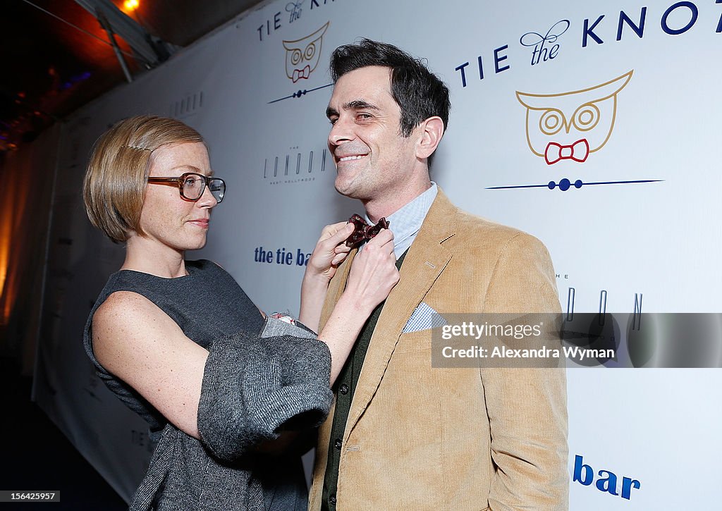 The Launch Of Tie The Knot, A Charity Benefitting Aarriage Equality Through The Sale Of Limited Edition Bowties - Red Carpet
