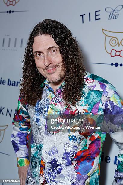 Al Yankovic at the launch of Tie The Knot, a charity benefitting marriage equality through the sale of limited edition bowties available online at...