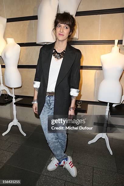 Daphné Bürki attends the Maison Martin Margiela With H&M Collection Launch at H&M Champs Elysees on November 14, 2012 in Paris, France.