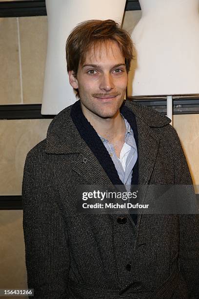 Andy Gilet attends the Maison Martin Margiela With H&M Collection Launch at H&M Champs Elysees on November 14, 2012 in Paris, France.