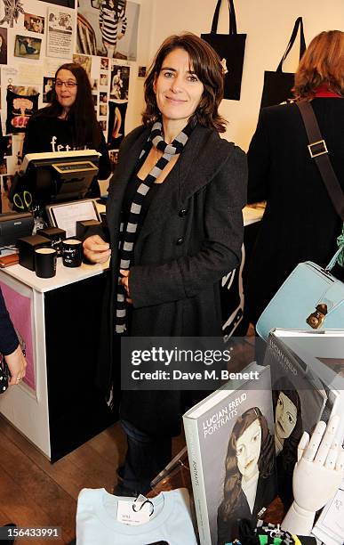 Esther Freud attends the launch of the Bella Freud pop-up boutique at Bicester Village on November 15, 2012 in Bicester, England.